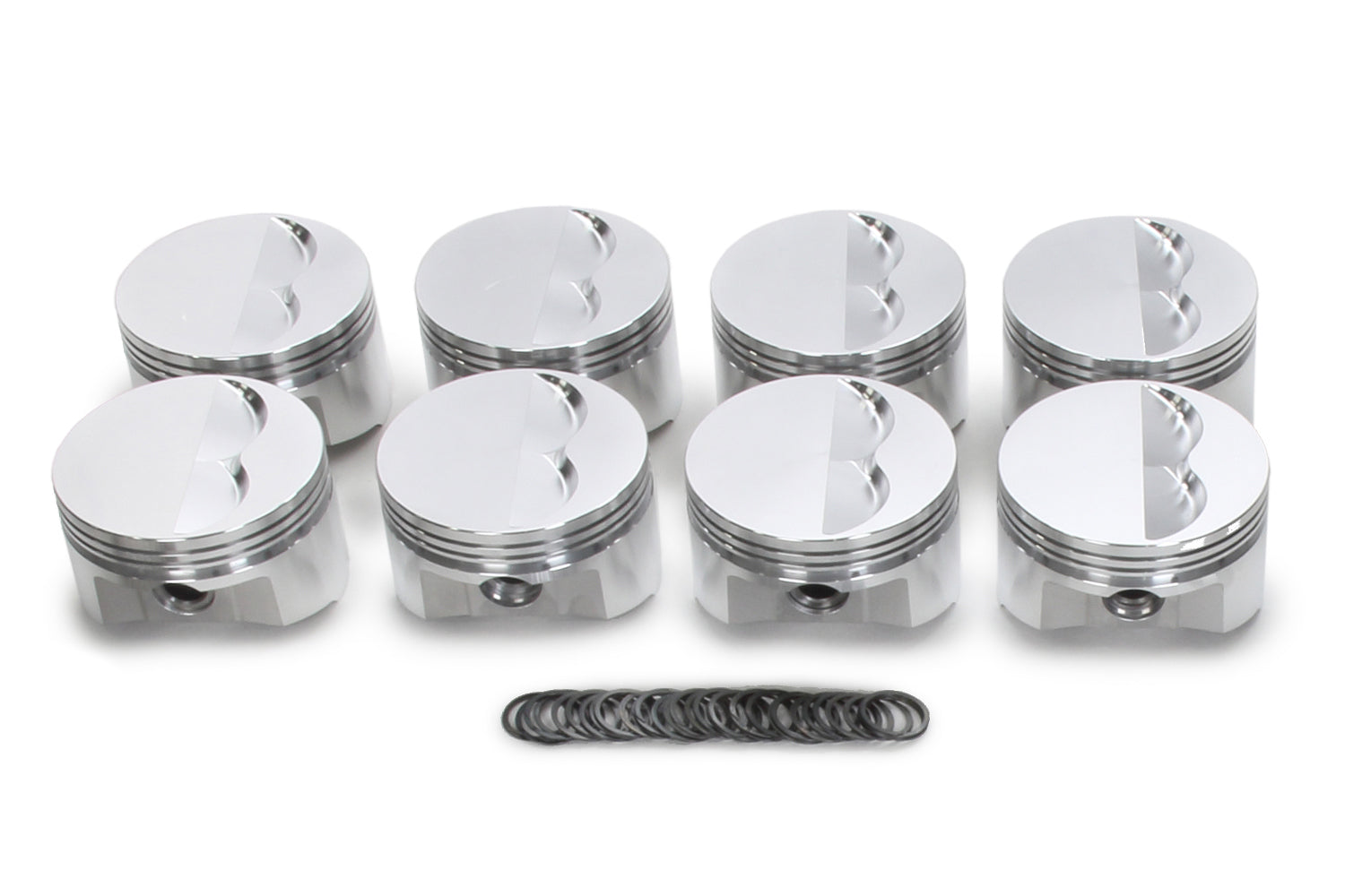 Sportsman Racing Products SBC Flat Top Piston Set 4.155 Bore SRP138100