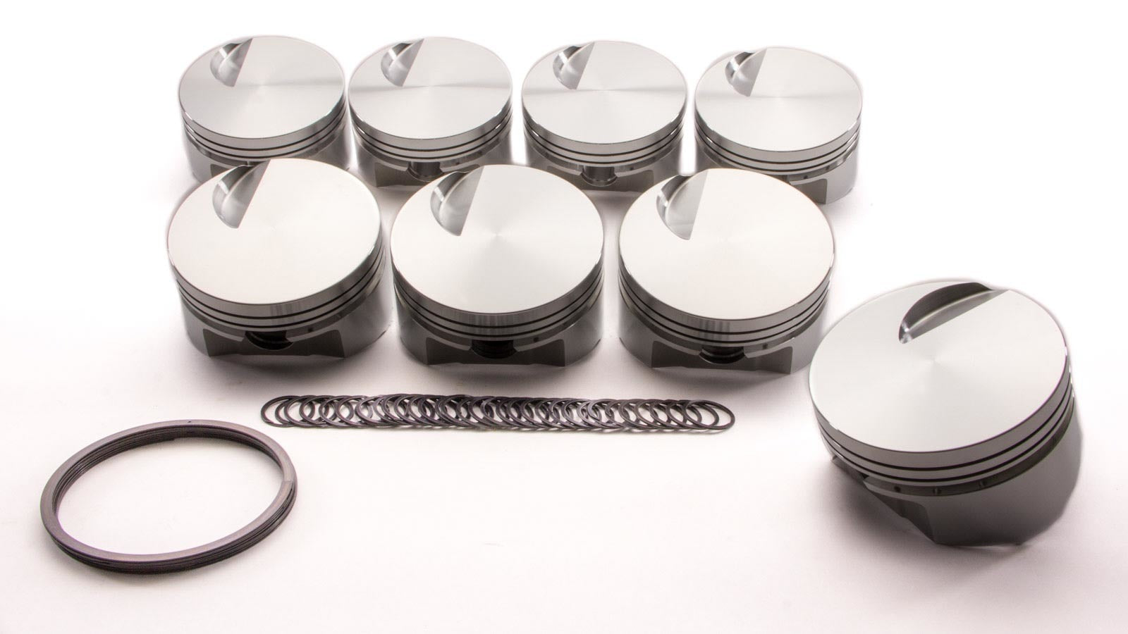 Sportsman Racing Products BBC Flat Top Piston Set 4.280 Bore -3cc SRP142979