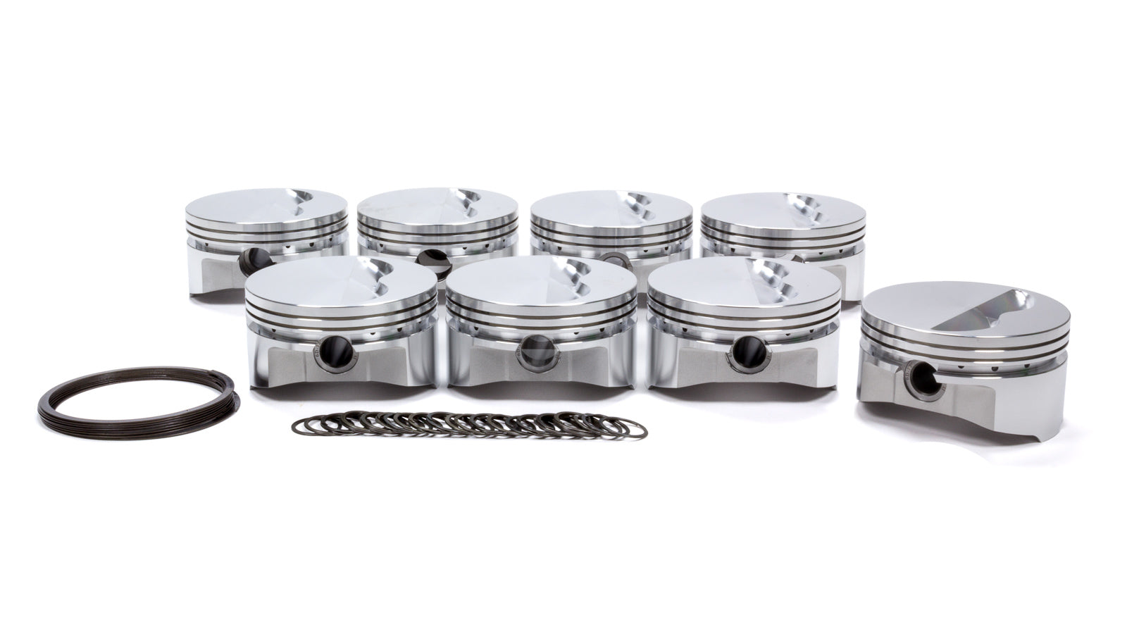 Sportsman Racing Products SBC Flat Top Piston Set 4.125 Bore -5cc SRP231308