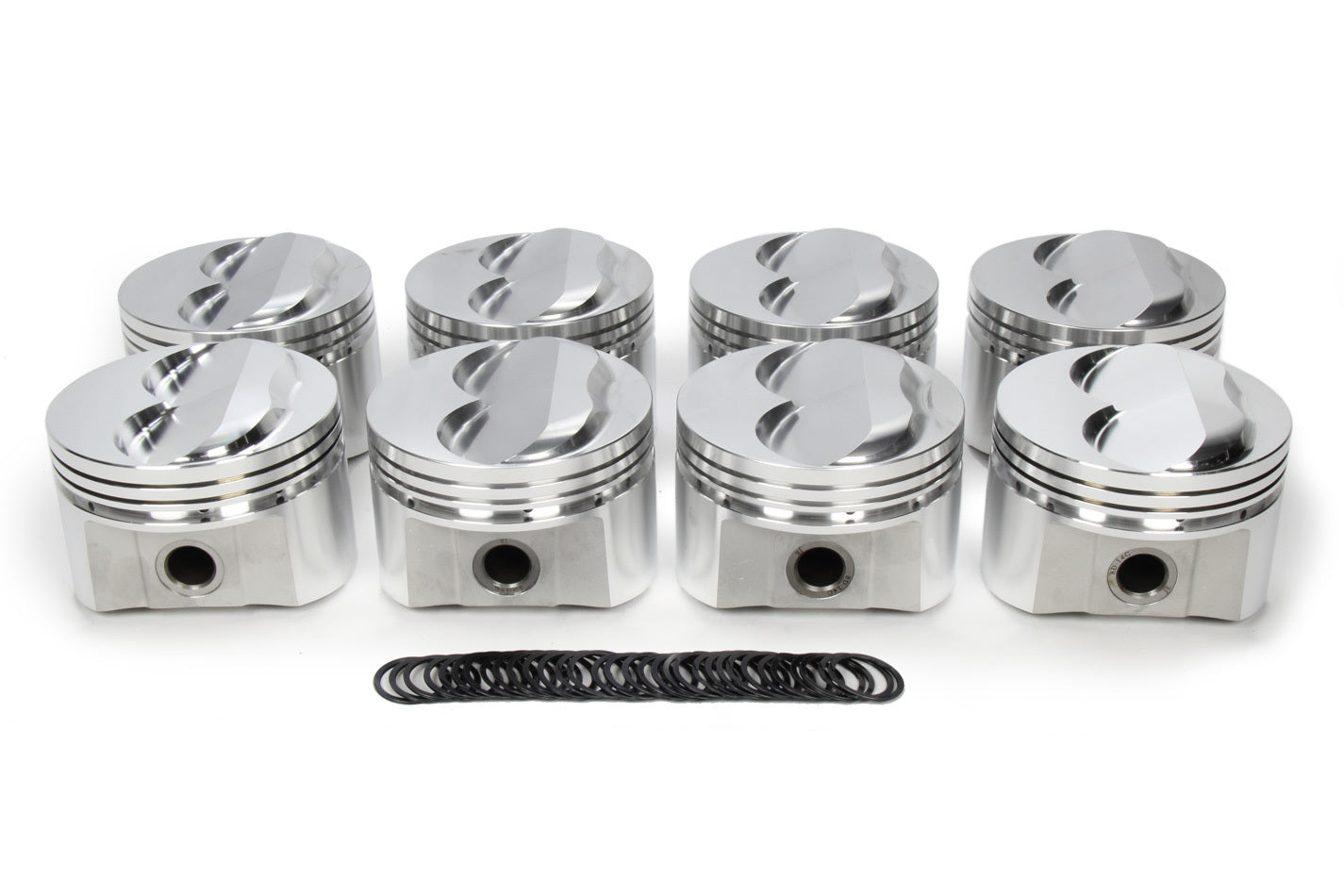 Sportsman Racing Products SBC Domed Piston Set 4.040 Bore +6.5cc SRP261357