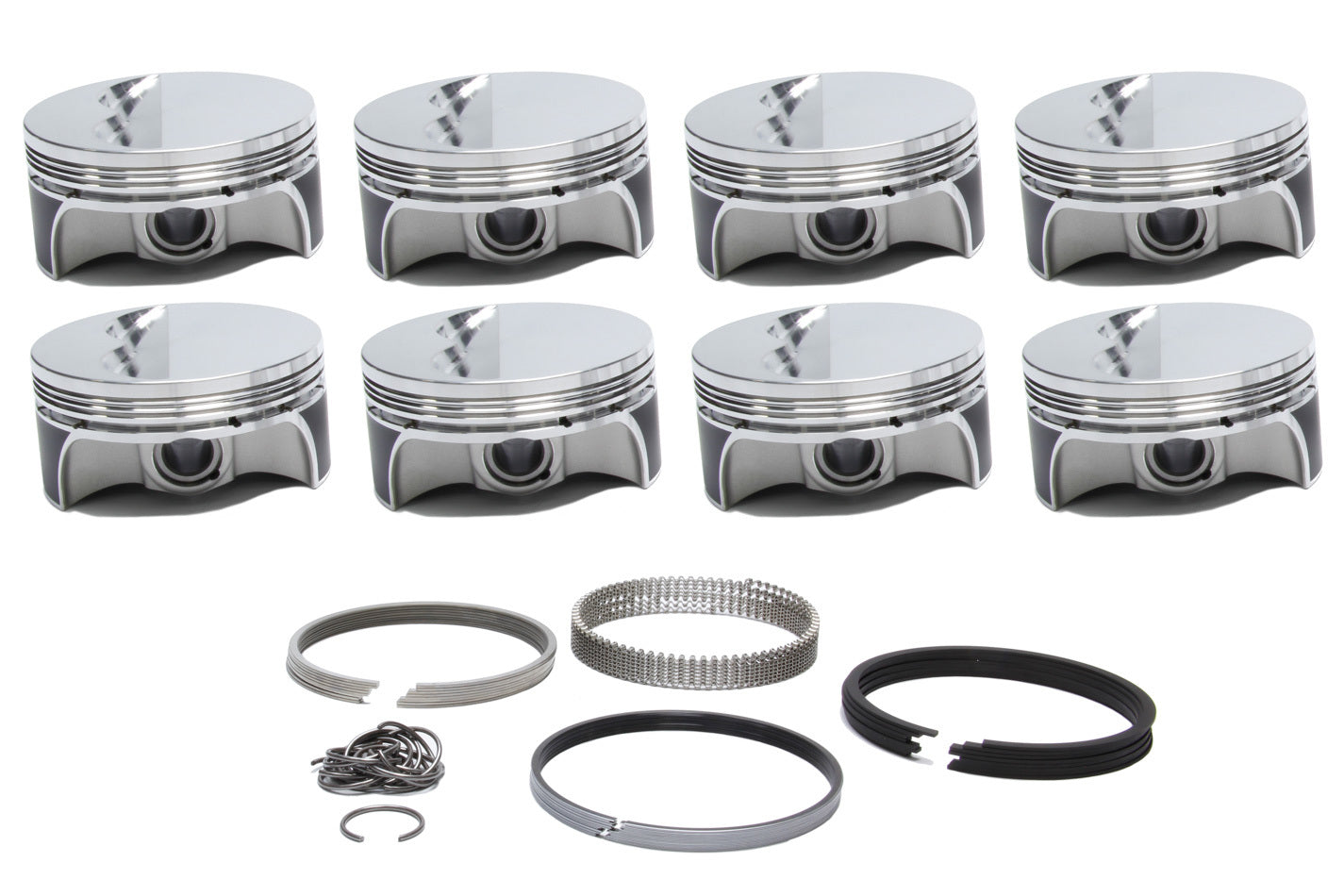 Sportsman Racing Products SBC Flat Top Pro-Series Piston & Ring Set 4.040 SRP279480