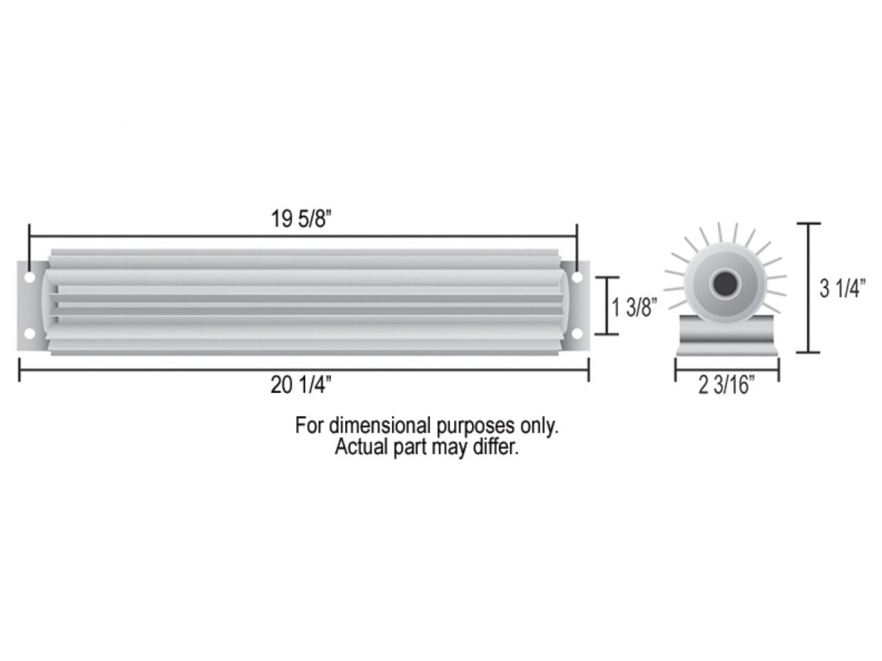 Derale Single-Pass Heat Sink Cooler Kit, 18