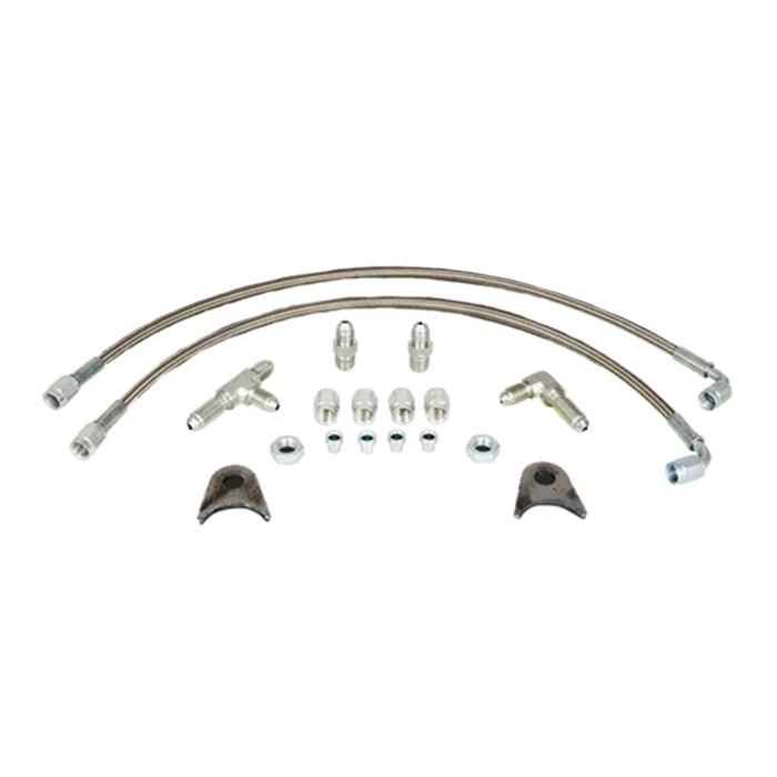 Strange Rear Brake Plumbing Kit w/3an Fittings STGP2384