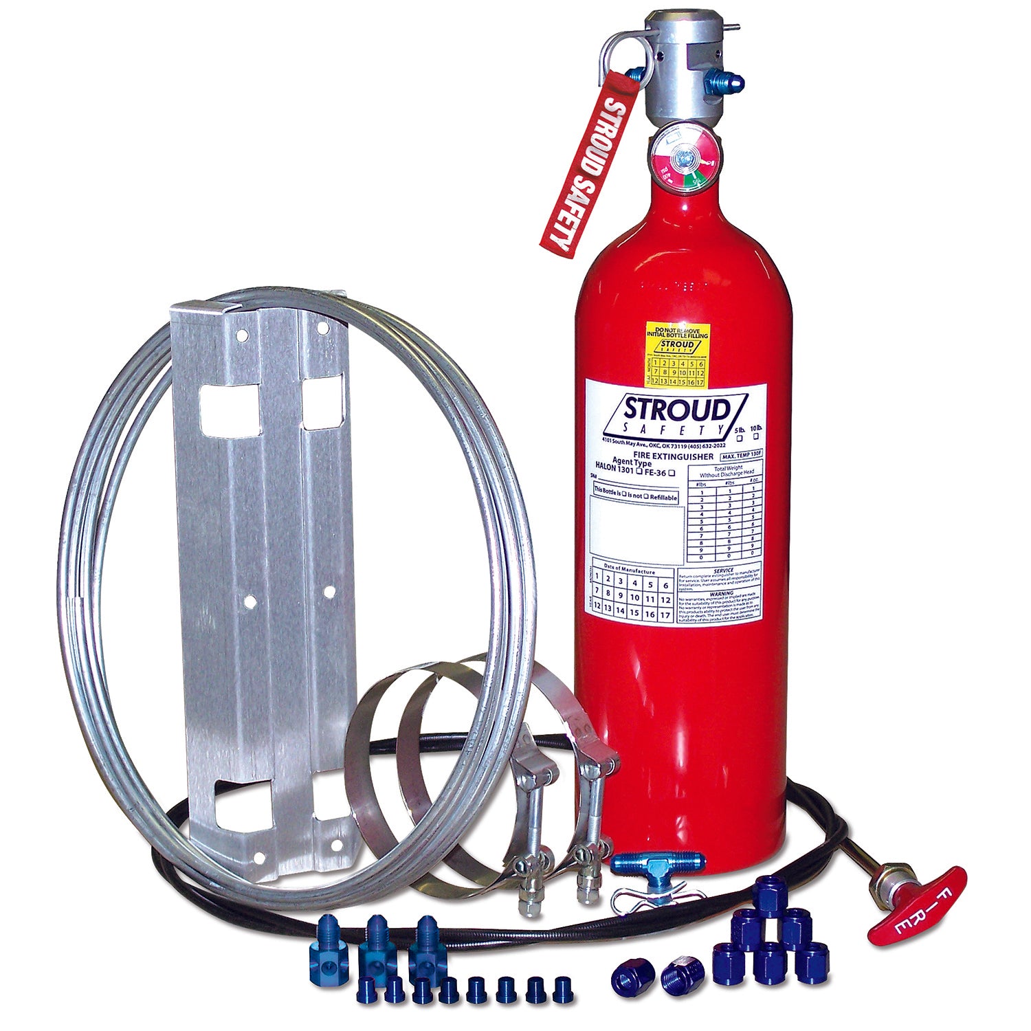 Stroud Safety Fire Suppression System Novec 1230 5lb Pull Cabl STR9302