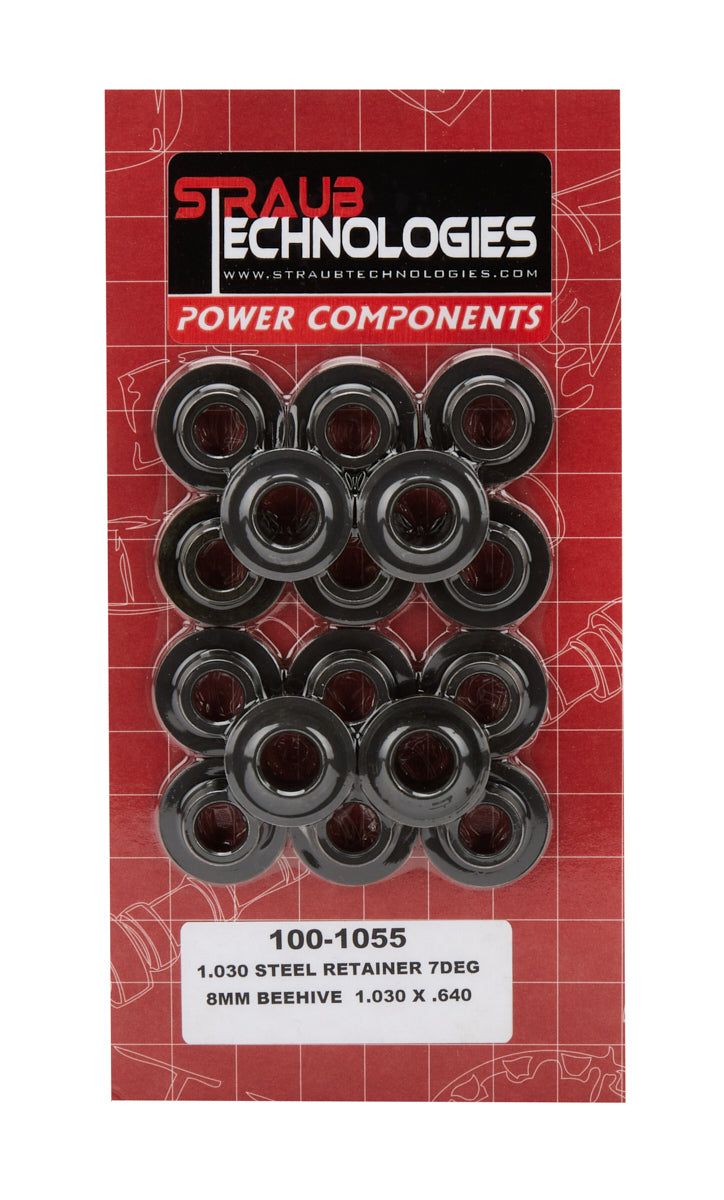 Straub Technologies Inc. Valve Spring Retainers 1.055 8mm 7-Deg 16pk STT100-1055