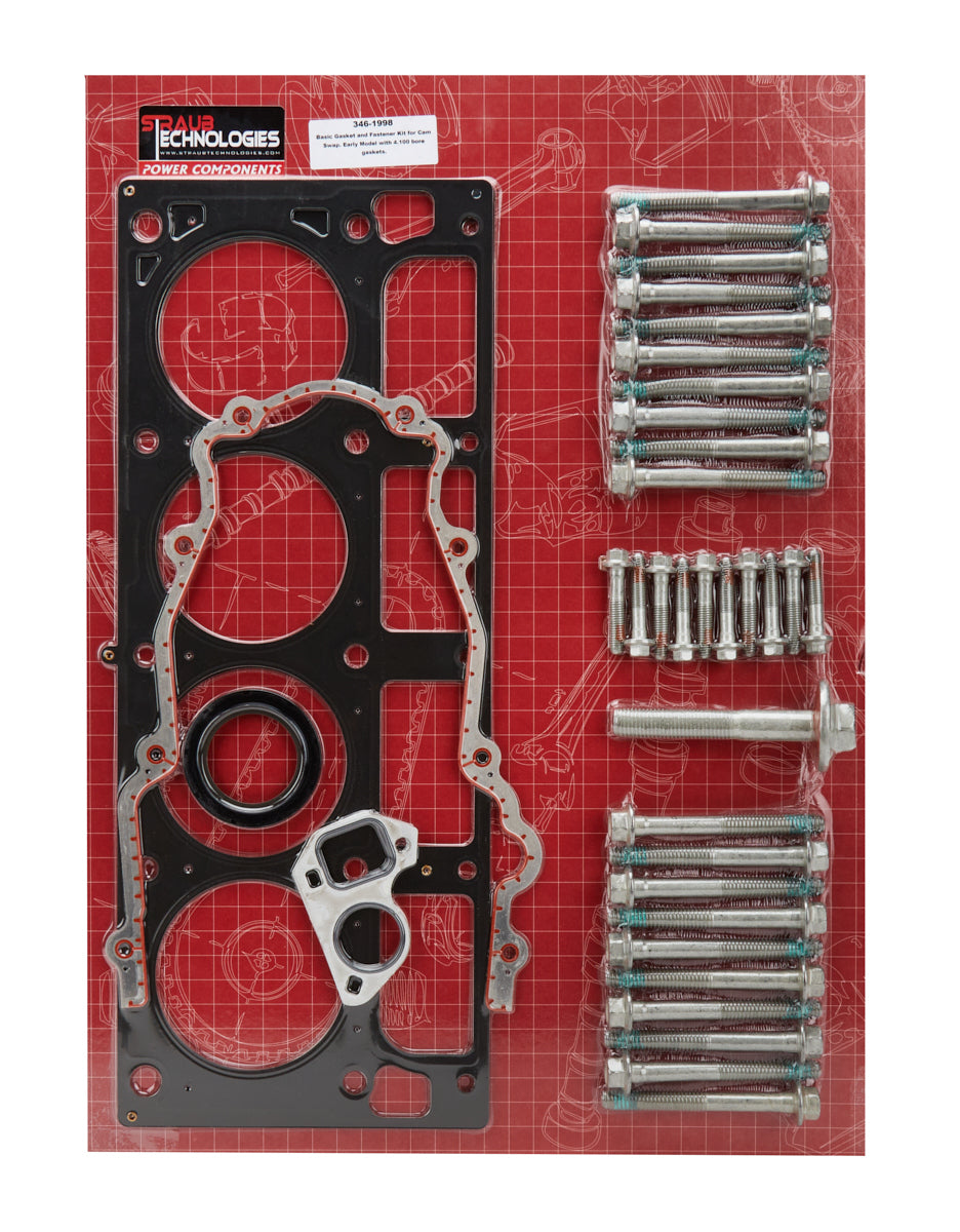 Straub Technologies Inc. Cam Change Gasket & Bolt Kit LS 04-Up Small Bore STT346-1998