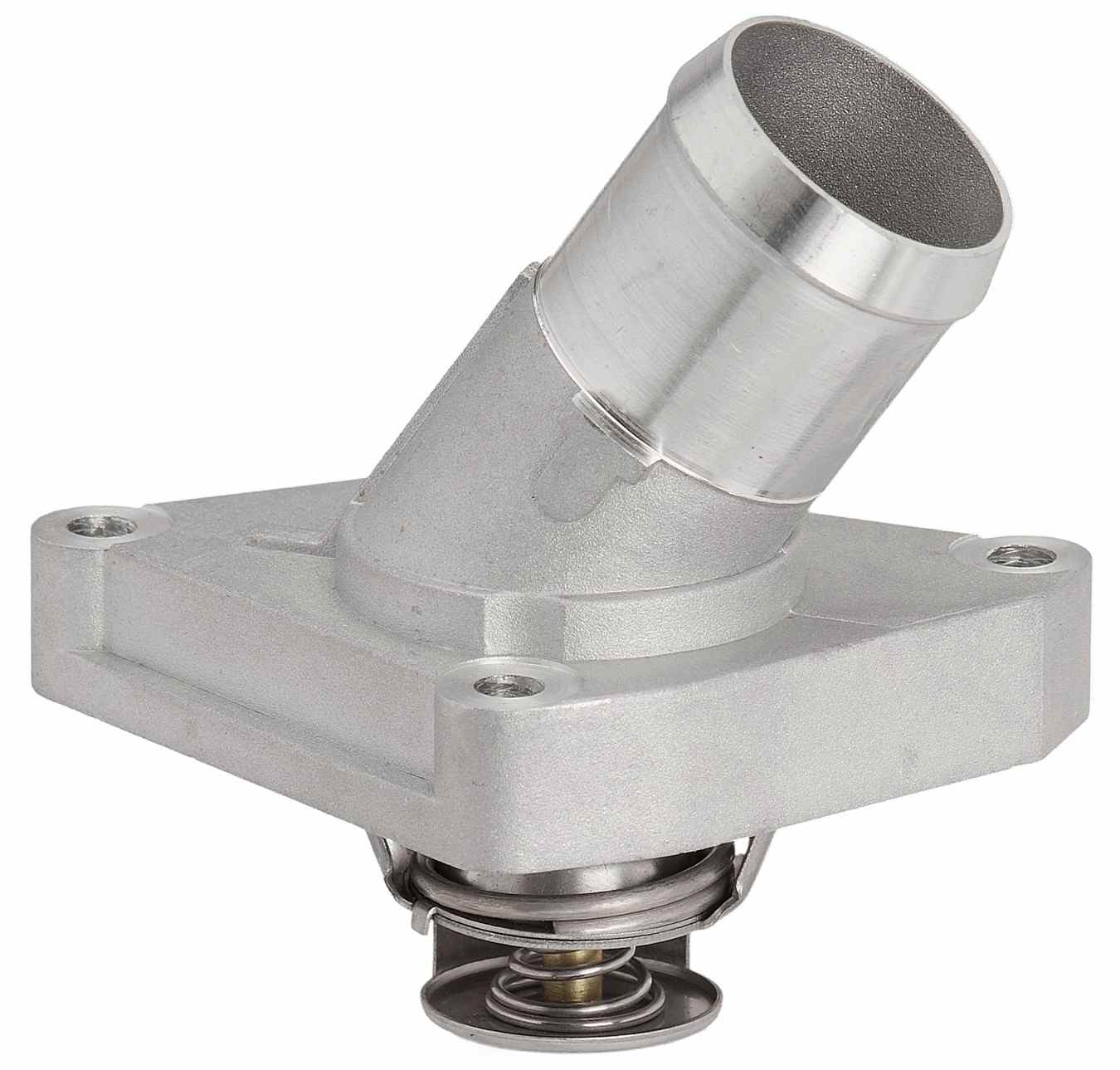 CARQUEST Caps and Stats Engine Coolant Thermostat / Water Outlet Assembly  top view frsport 14318