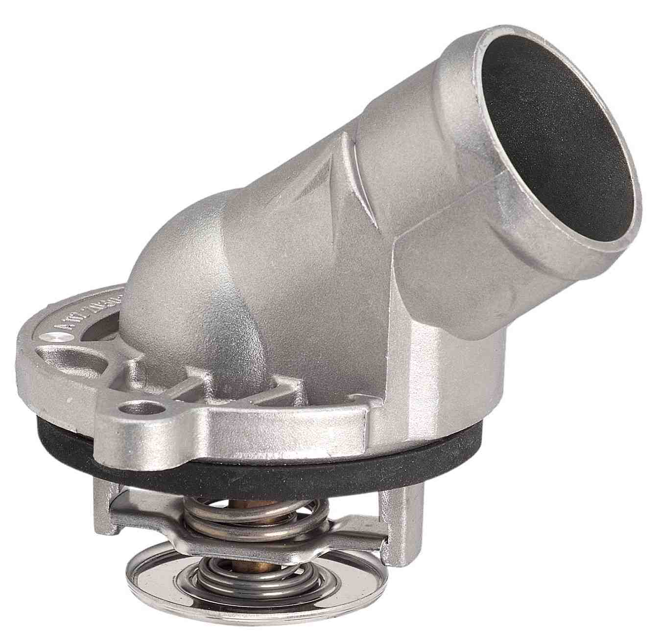 CARQUEST Caps and Stats Engine Coolant Thermostat / Water Outlet Assembly  top view frsport 14569