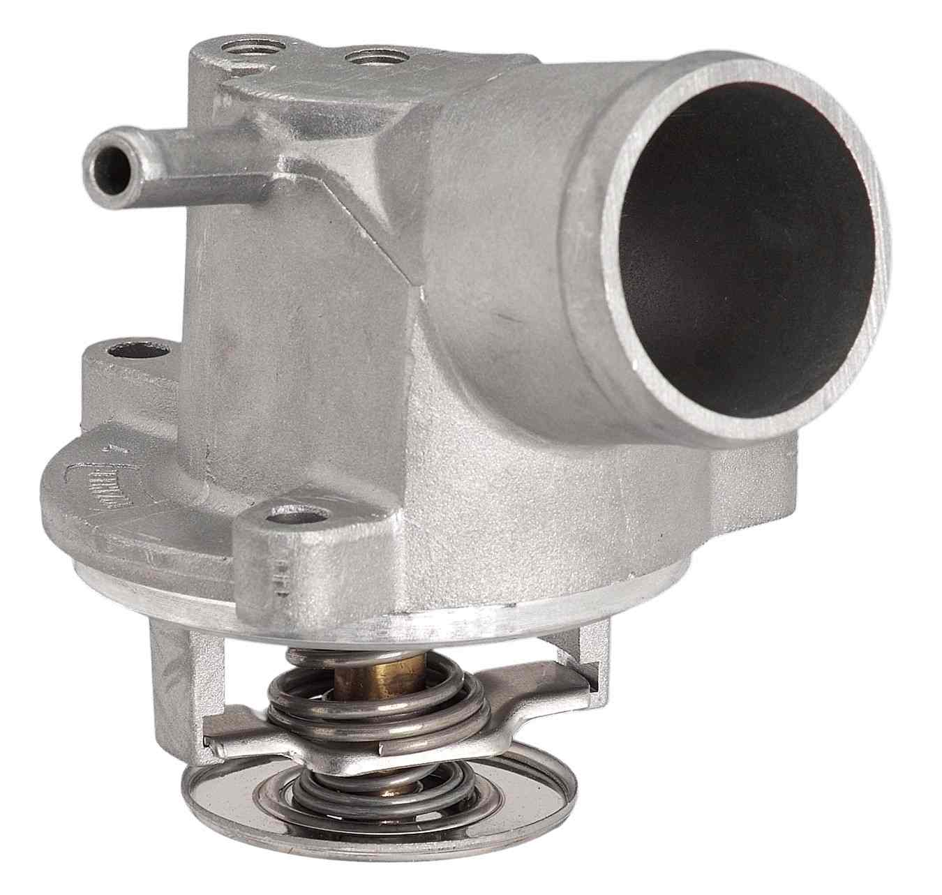 CARQUEST Caps and Stats Engine Coolant Thermostat / Water Outlet Assembly  top view frsport 14589