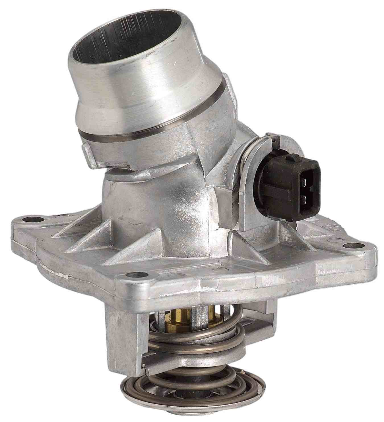 CARQUEST Caps and Stats Engine Coolant Thermostat / Water Outlet Assembly  top view frsport 14612