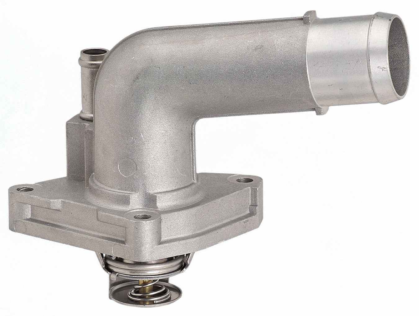 CARQUEST Caps and Stats Engine Coolant Thermostat / Water Outlet Assembly  top view frsport 14778