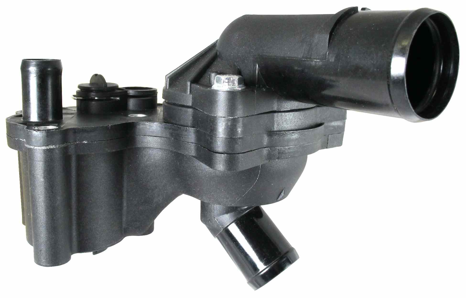 CARQUEST Caps and Stats Engine Coolant Thermostat / Water Outlet Assembly  top view frsport 15319