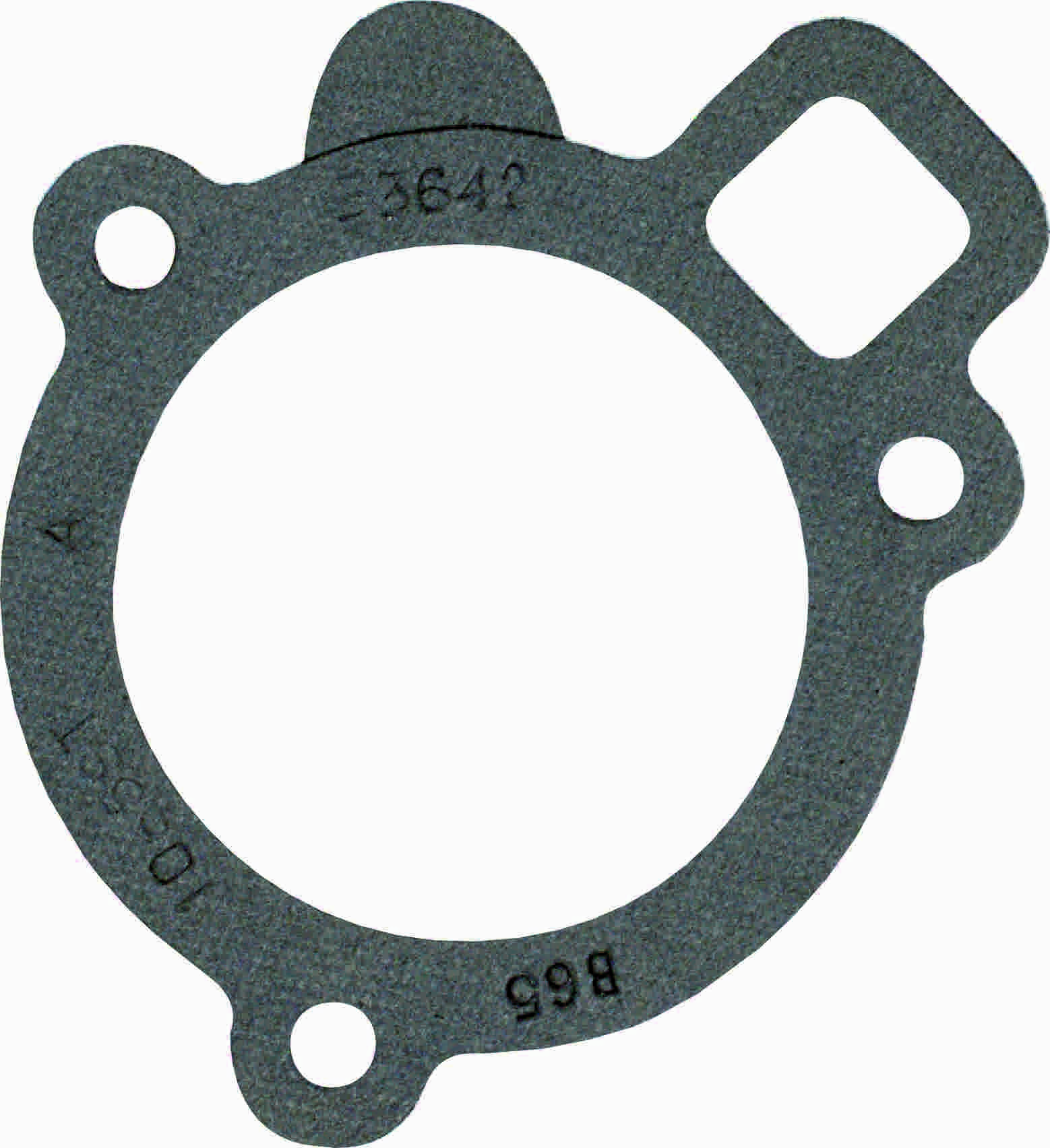 CARQUEST Caps and Stats Engine Coolant Thermostat Gasket  top view frsport 27165