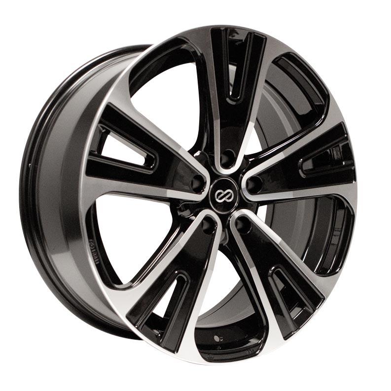 Enkei SVX Wheel Black Mach 20x8.5 +40 5x120 475-285-1240BKM