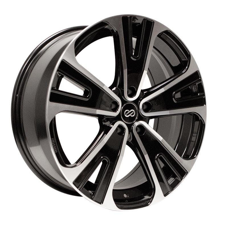 Enkei SVX Wheel Black Mach 20x8.5 +50 5x127 475-285-7350BKM