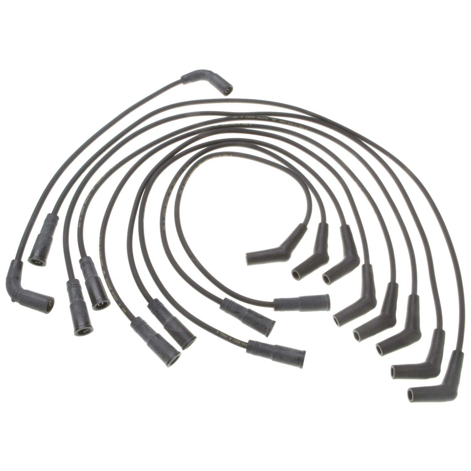 Standard Ignition Spark Plug Wire Set  top view frsport 24824M