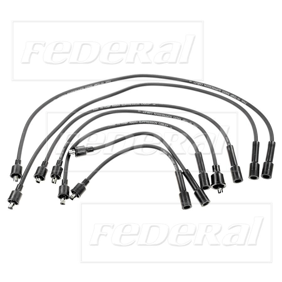 Federal Parts Spark Plug Wire Set  top view frsport 2610