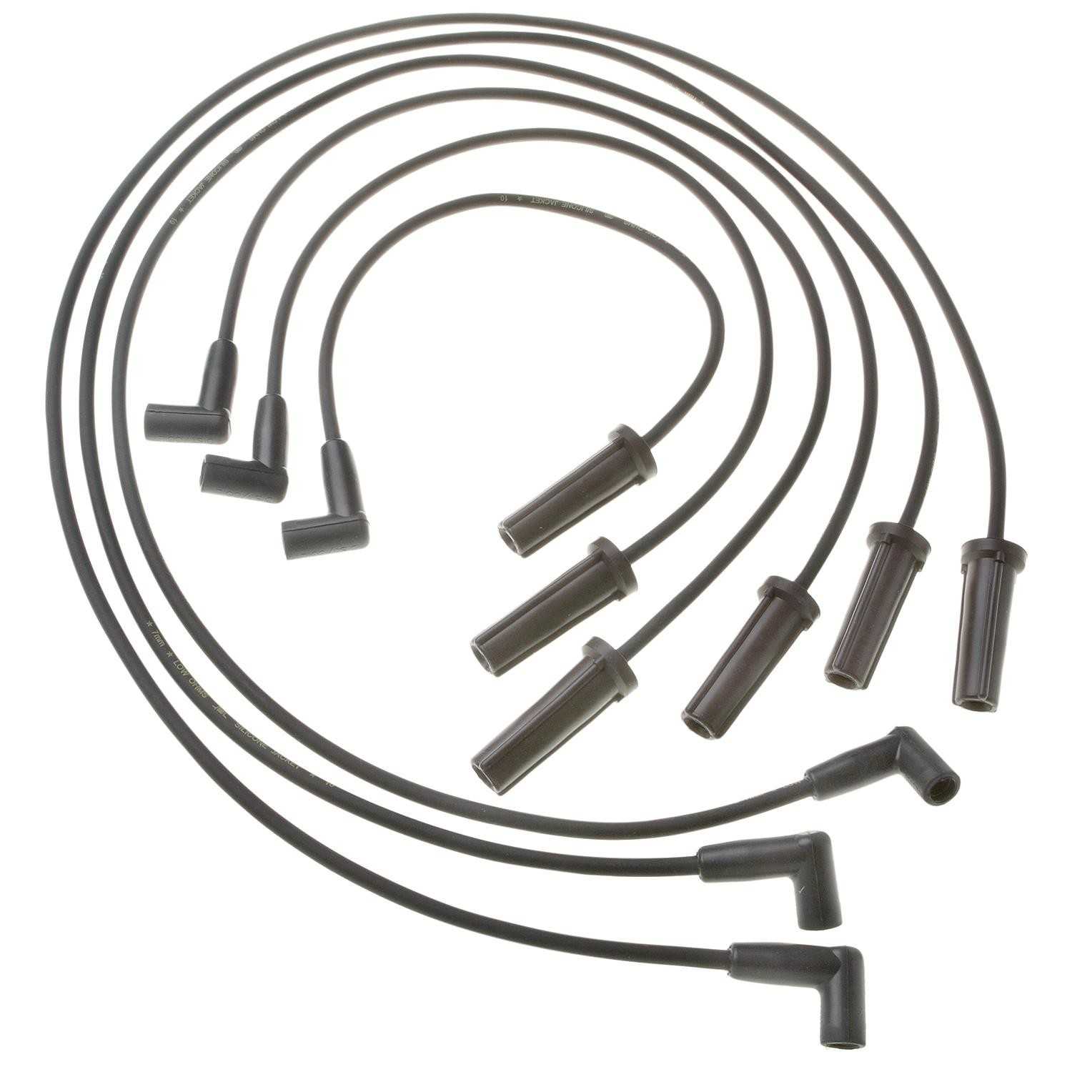 Standard Ignition Spark Plug Wire Set  top view frsport 27708