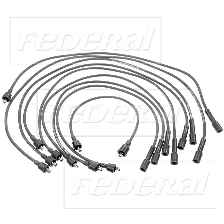 Federal Parts Spark Plug Wire Set  top view frsport 2833