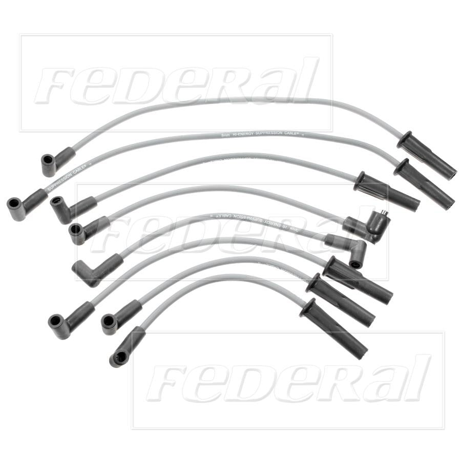 Federal Parts Spark Plug Wire Set  top view frsport 2962