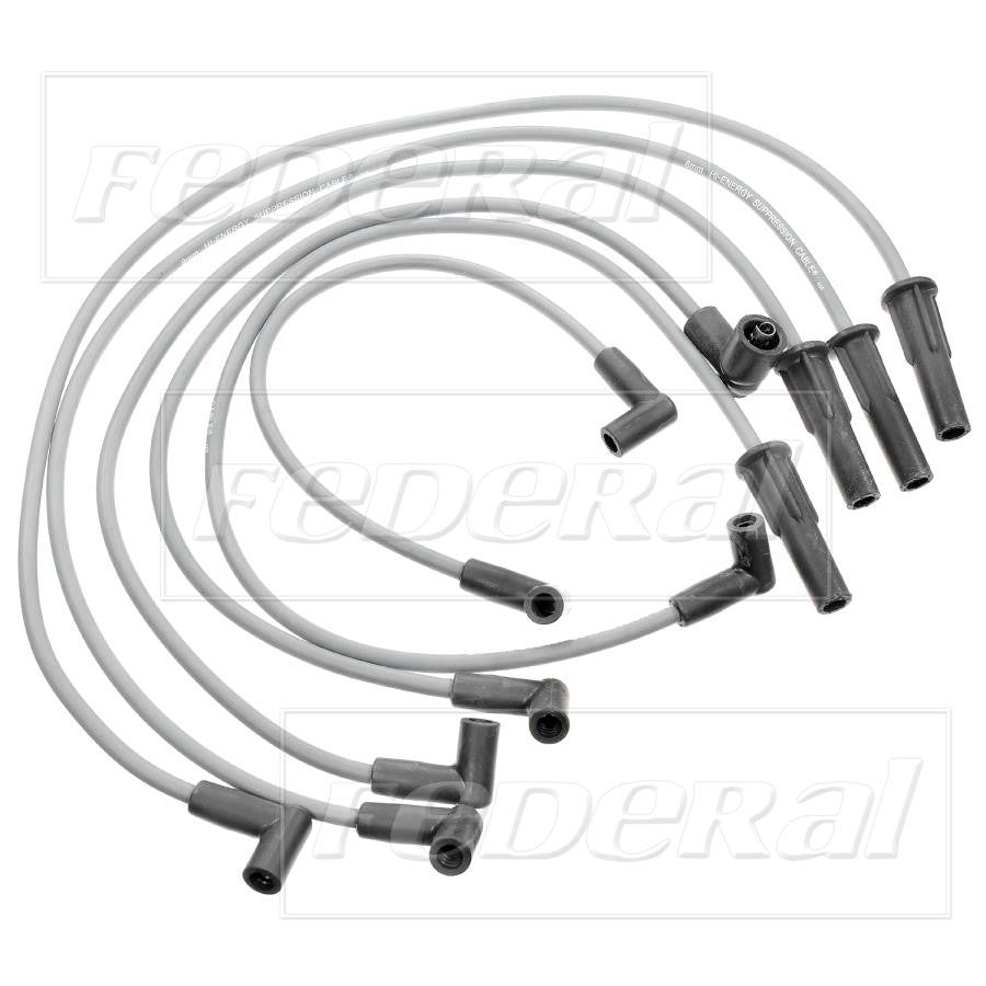 Federal Parts Spark Plug Wire Set  top view frsport 2970