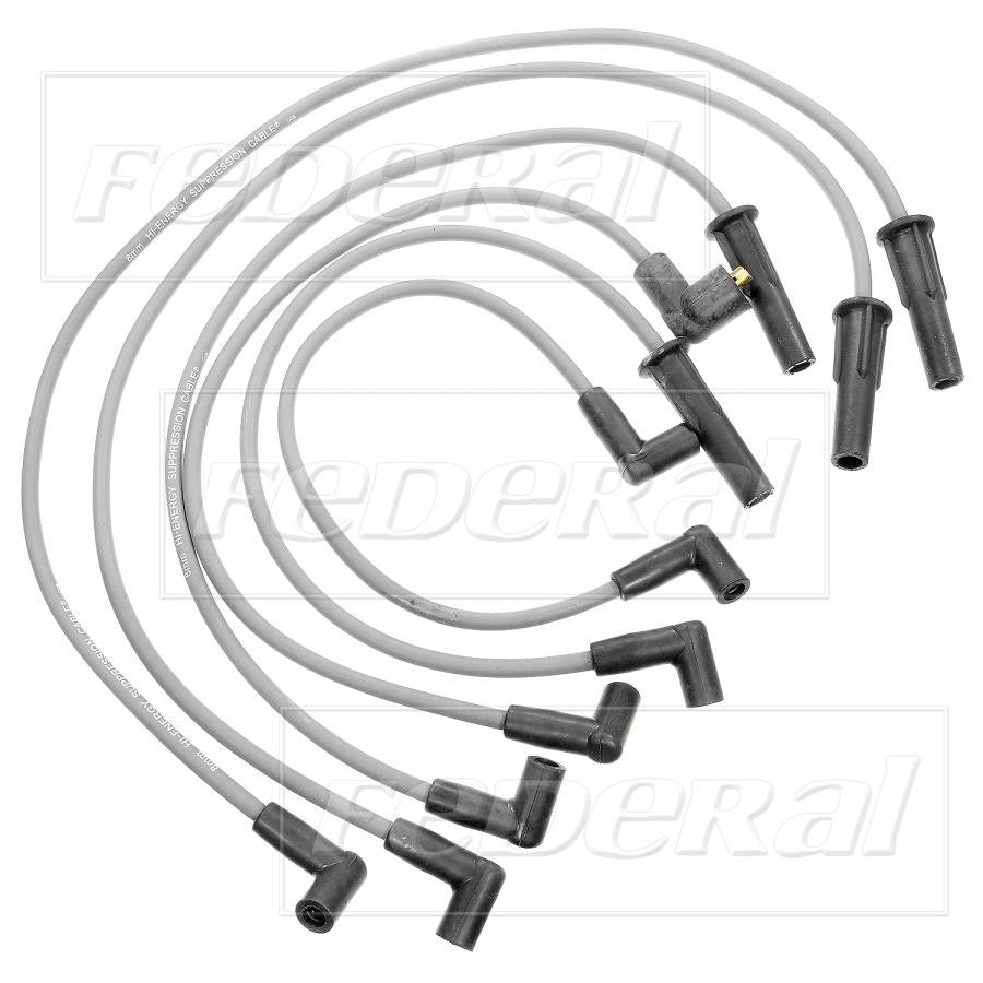 Federal Parts Spark Plug Wire Set  top view frsport 2987