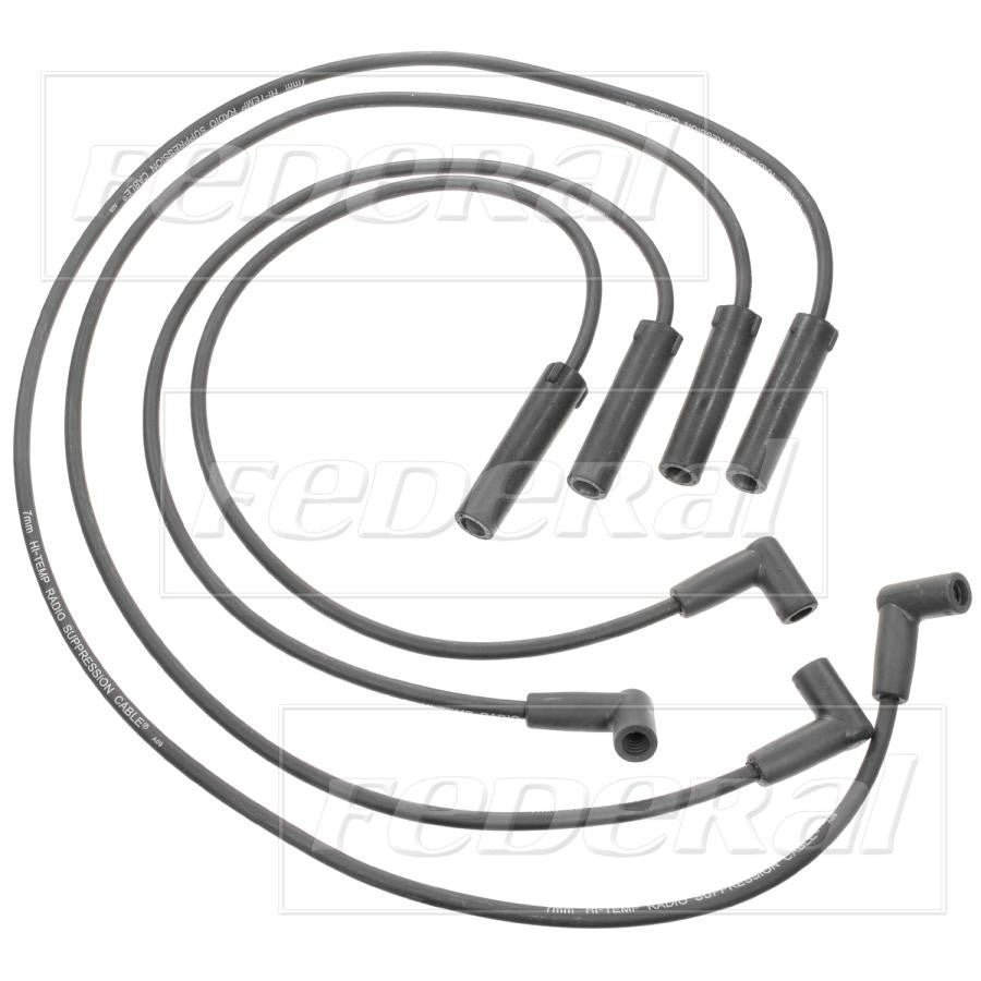 Federal Parts Spark Plug Wire Set  top view frsport 3157