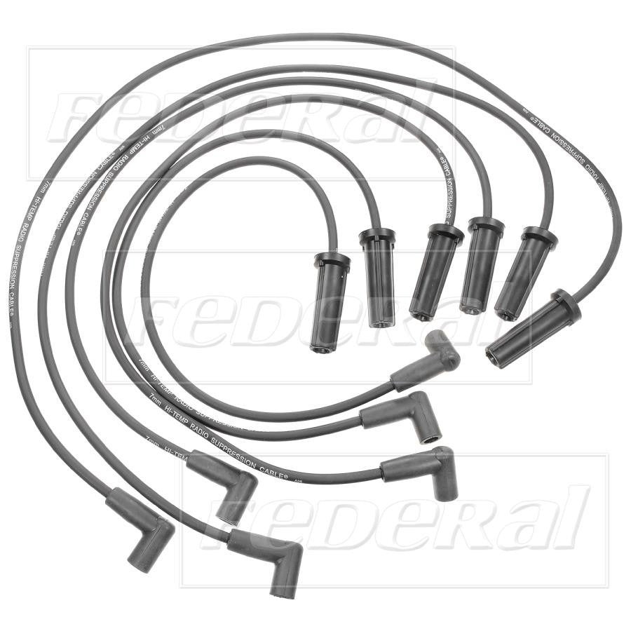 Federal Parts Spark Plug Wire Set  top view frsport 3159