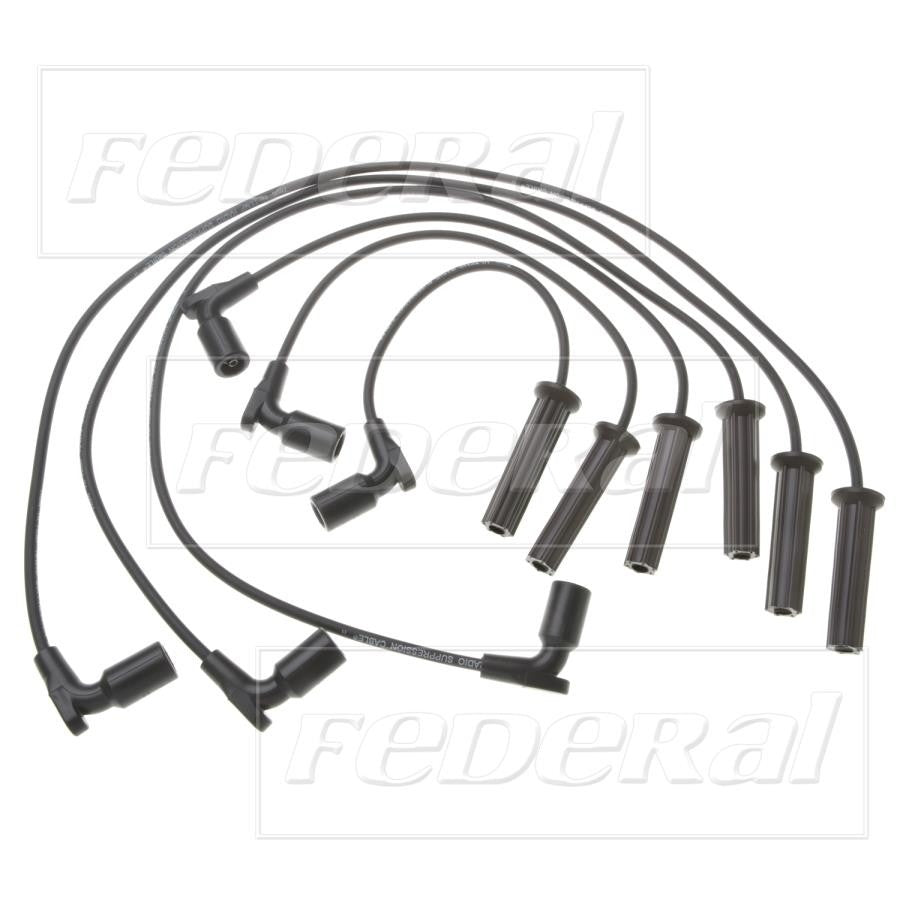 Federal Parts Spark Plug Wire Set  top view frsport 3165