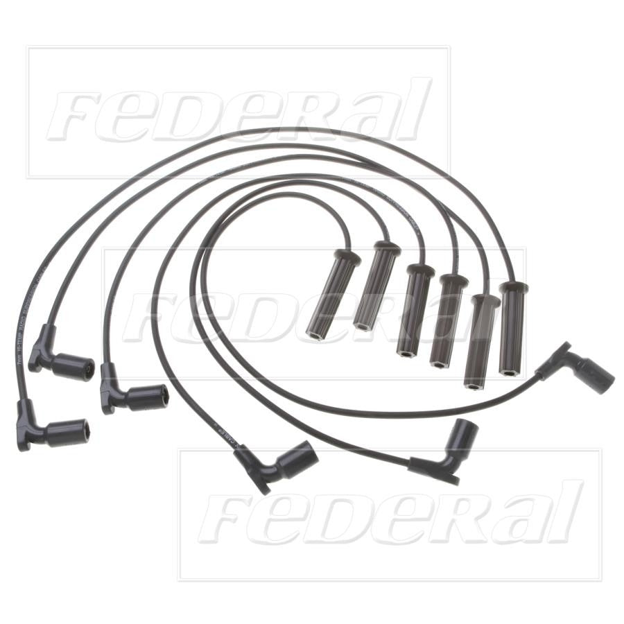 Federal Parts Spark Plug Wire Set  top view frsport 3166