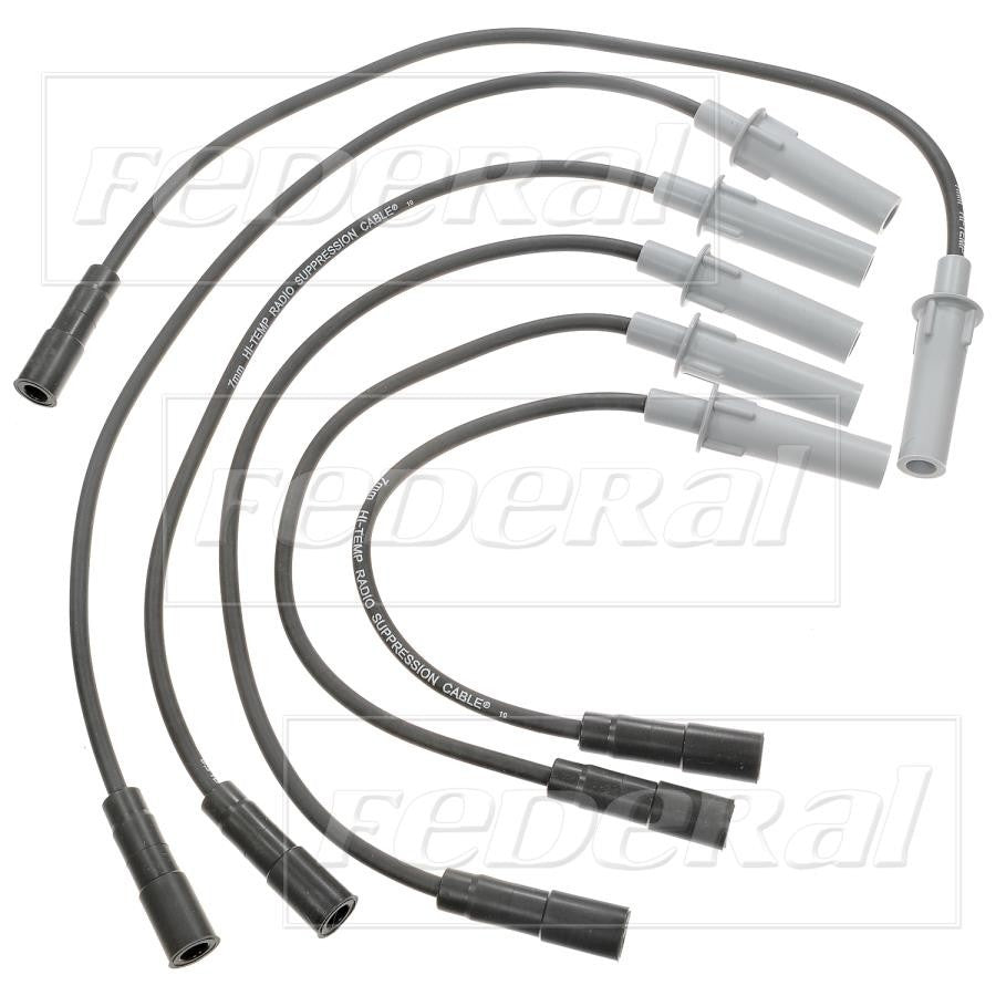 Federal Parts Spark Plug Wire Set  top view frsport 3211