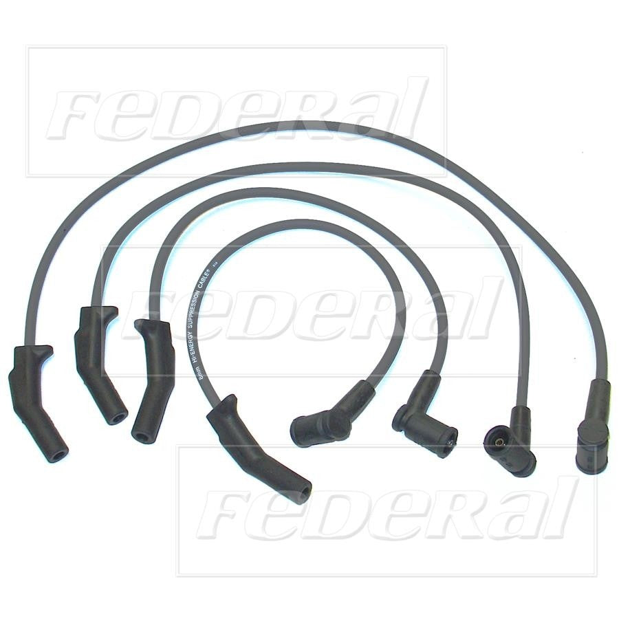 Federal Parts Spark Plug Wire Set  top view frsport 3336