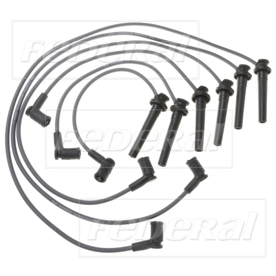 Federal Parts Spark Plug Wire Set  top view frsport 3337