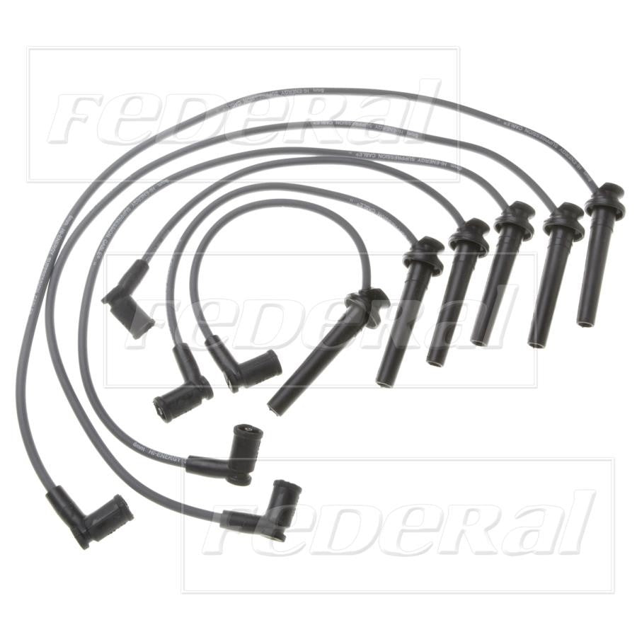 Federal Parts Spark Plug Wire Set  top view frsport 3338