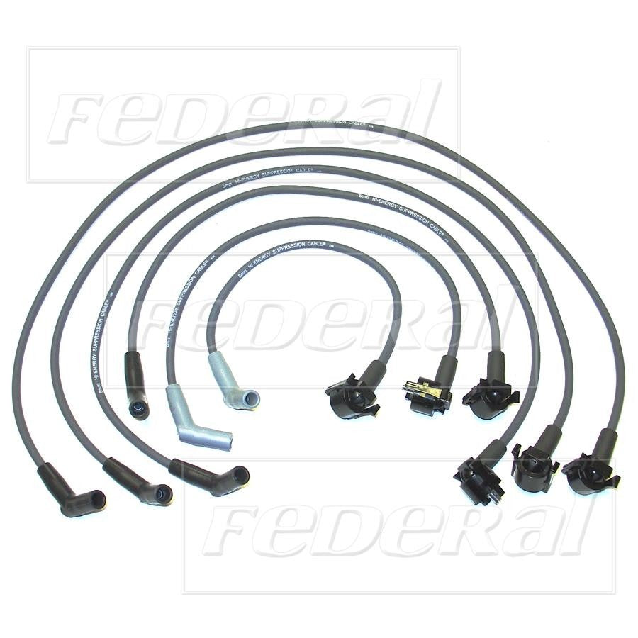 Federal Parts Spark Plug Wire Set  top view frsport 3344