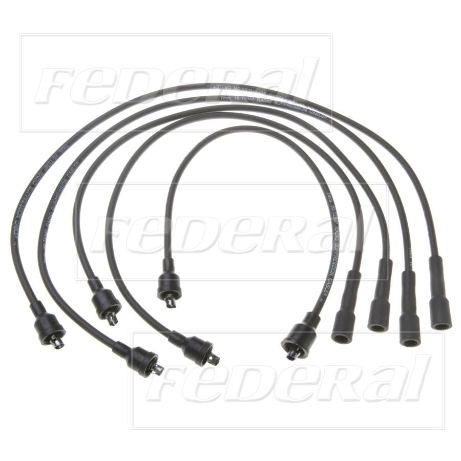 Federal Parts Spark Plug Wire Set  top view frsport 4130