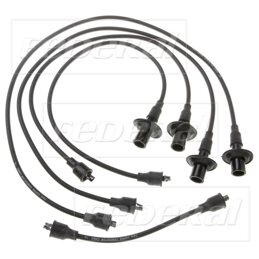 Federal Parts Spark Plug Wire Set  top view frsport 4330