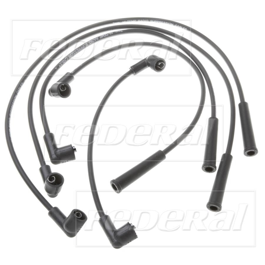 Federal Parts Spark Plug Wire Set  top view frsport 4489