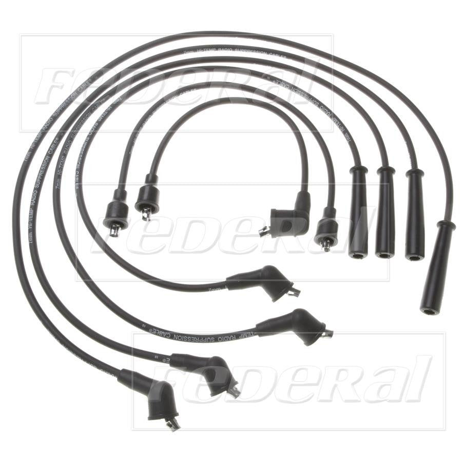 Federal Parts Spark Plug Wire Set  top view frsport 4590