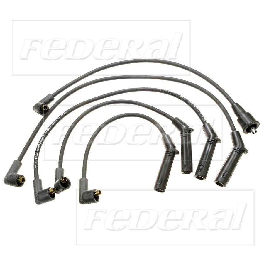 Federal Parts Spark Plug Wire Set  top view frsport 4677