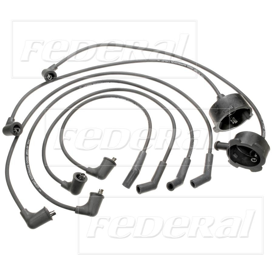 Federal Parts Spark Plug Wire Set  top view frsport 4702