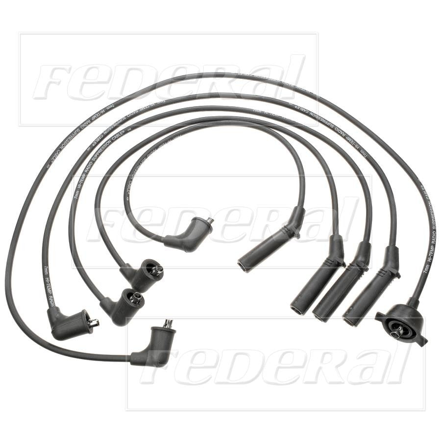 Federal Parts Spark Plug Wire Set  top view frsport 4708