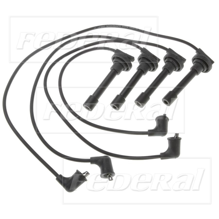 Federal Parts Spark Plug Wire Set  top view frsport 4714