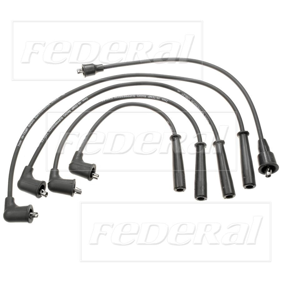 Federal Parts Spark Plug Wire Set  top view frsport 4740