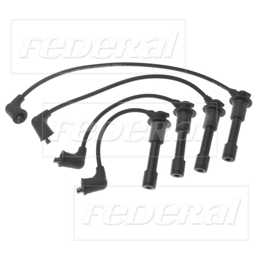 Federal Parts Spark Plug Wire Set  top view frsport 4744