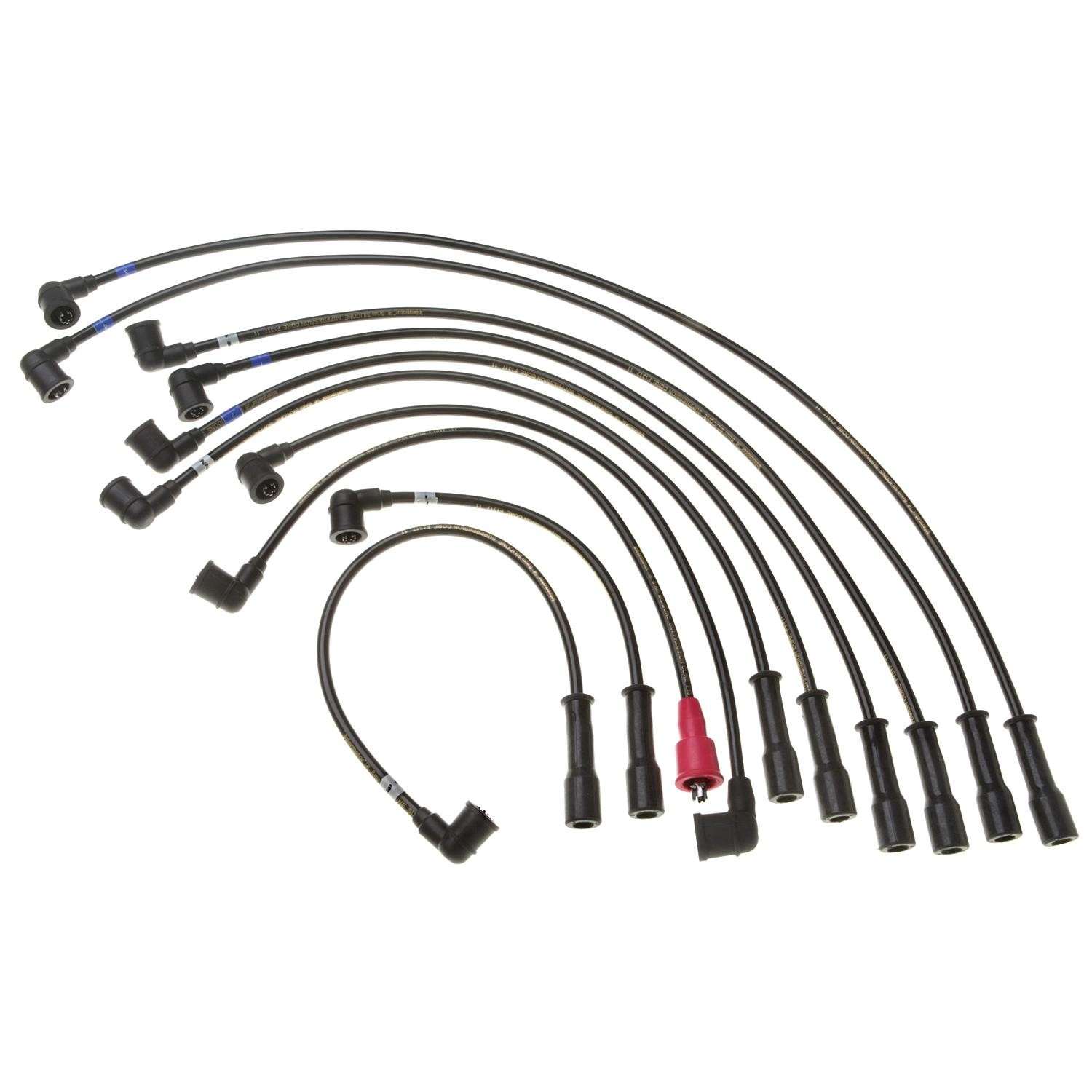 Intermotor Spark Plug Wire Set  top view frsport 55314