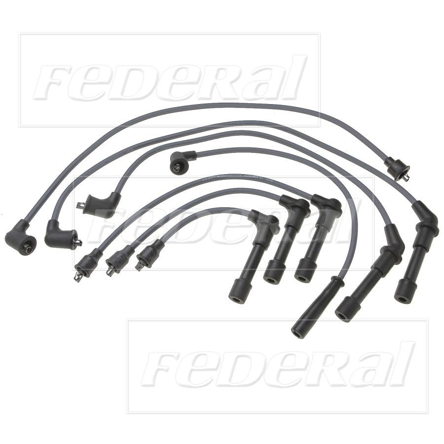 Federal Parts Spark Plug Wire Set  top view frsport 6072