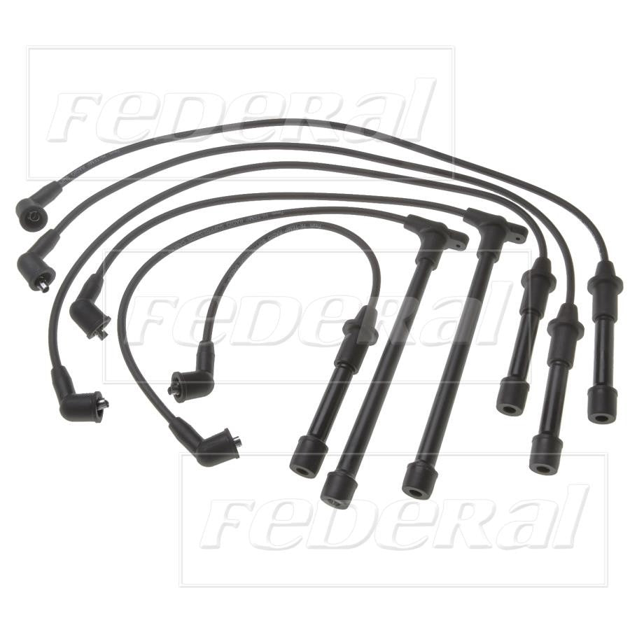 Federal Parts Spark Plug Wire Set  top view frsport 6077