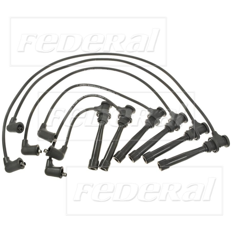 Federal Parts Spark Plug Wire Set  top view frsport 6086