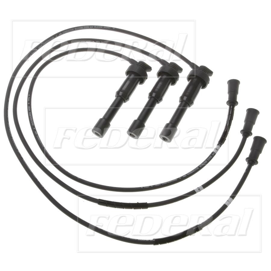 Federal Parts Spark Plug Wire Set  top view frsport 6088